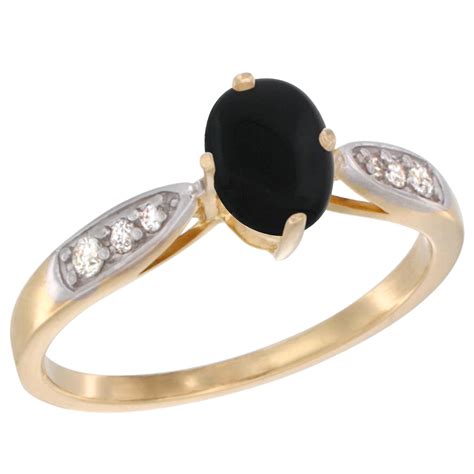 Color Blossom Ring, Yellow Gold, White Gold, Onyx And